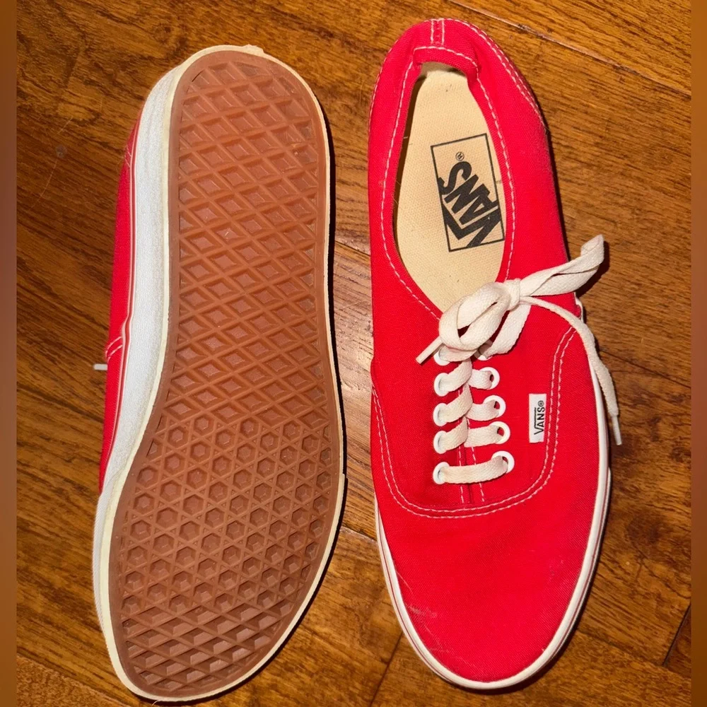 Vans Red Women's Sneakers - Picture 4 of 5